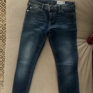 Emporio Armani Women's Dark Blue Skinny Jeans- push up